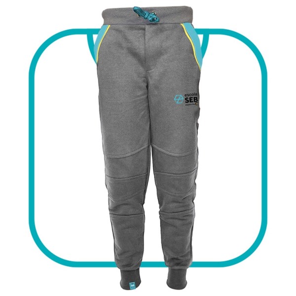 CALÇA DE MOLETINHO MESCLA