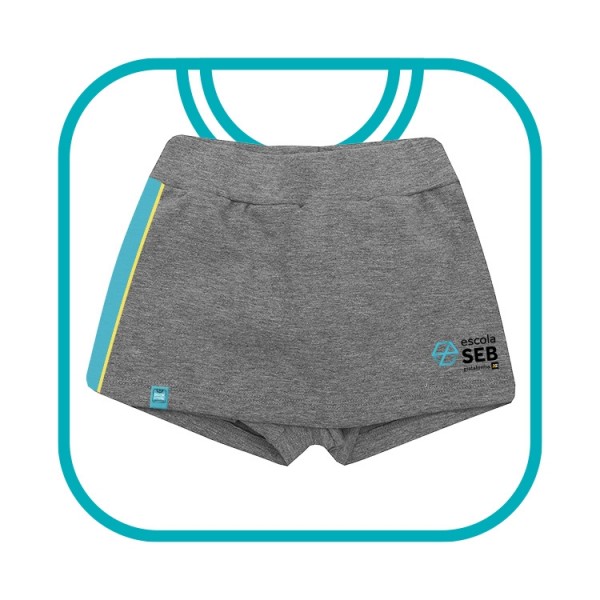 SHORT SAIA INFANTIL MESCLA