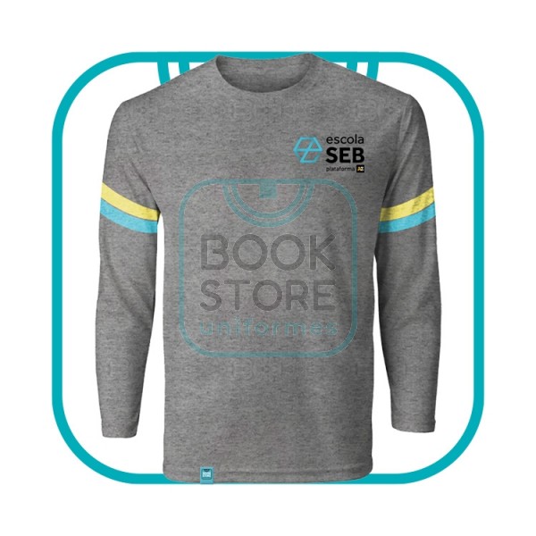CAMISETA MANGA LONGA MESCLA